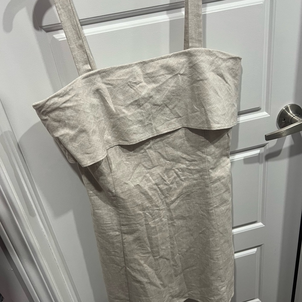 Banana Republic Beige Strapless Dress